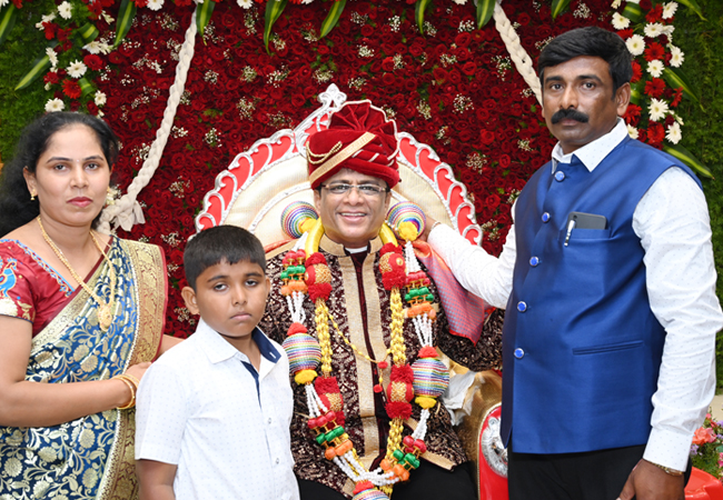 Bro Andrew Richard celebrates his 60th Birthday with grandneur amidst a large number of devotees here on Sunday, 16th, 2023, at Grace Ministry Prayer Centre Budigere in Bangalore with a myriad of wishes.